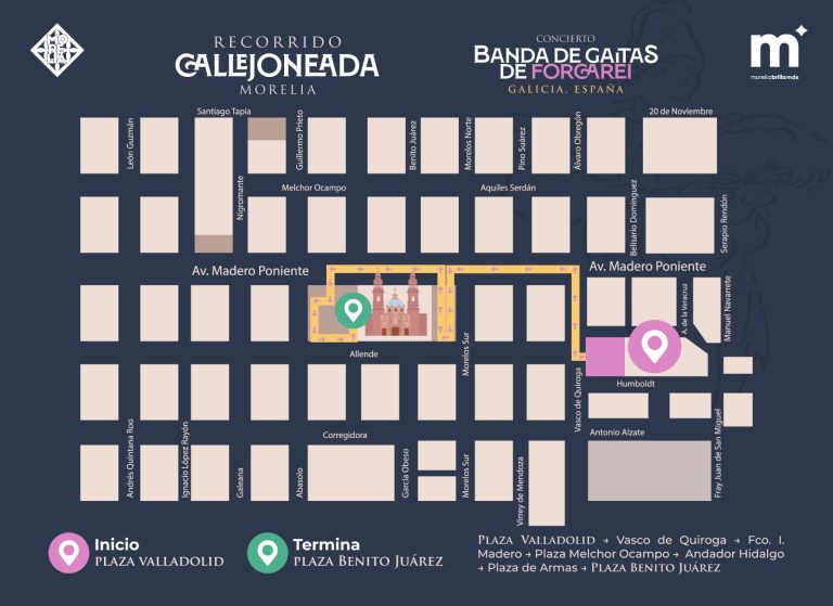 Invita ayuntamiento a disfrutar de tradicional callejoneada con recorrido cultural y musical al ritmo de gaitas