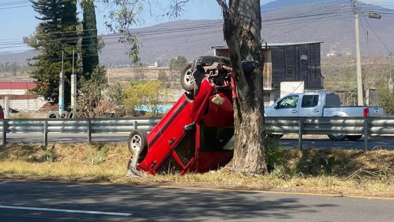 Se registran dos accidentes vehiculares en Morelia y Tarímbaro; hay cuatro heridos