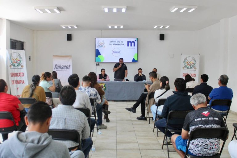 Yankel Benítez destaca convenio entre Sindicato de Limpia y Fonacot