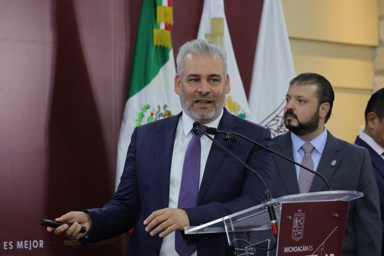 Según Bedolla, coordinación policial ha evitado 200 homicidios dolosos al mes