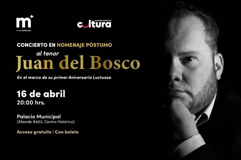 Invitan a concierto en homenaje póstumo al tenor Juan del Bosco