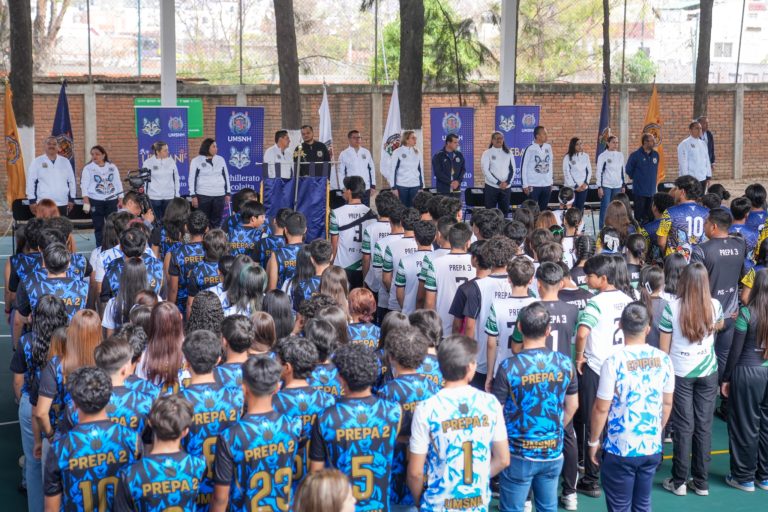 UMSNH inaugura la Liga Deportiva del Bachillerato Nicolaita 2026