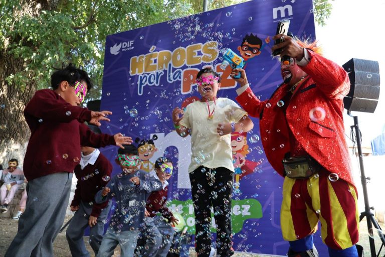 Celebra a la niñez en Santa María y llaman a cuidar el futuro de Morelia
