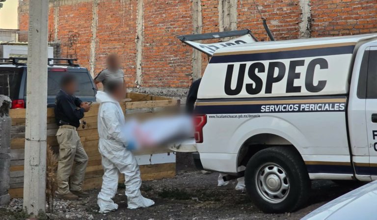 Investigan caso de feminicidio registrado en la colonia Vicente Lombardo Toledano, de Morelia
