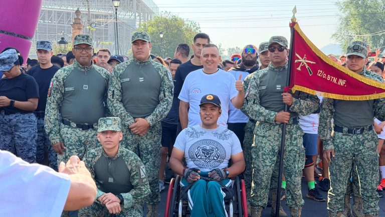 Conmemora Ejército Mexicano Día de la Infantería con carrera atlética