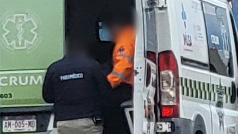 Hombre queda malherido tras caer de cuatro metros de altura en La Nueva Aldea, en Morelia