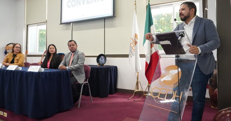 Firman convenio para que en todas las oficinas de la CEDH se reciban denuncias y quejas por discriminación