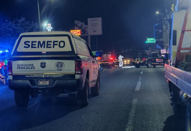 Muere motociclista tras accidente en la avenida Madero Poniente de Morelia