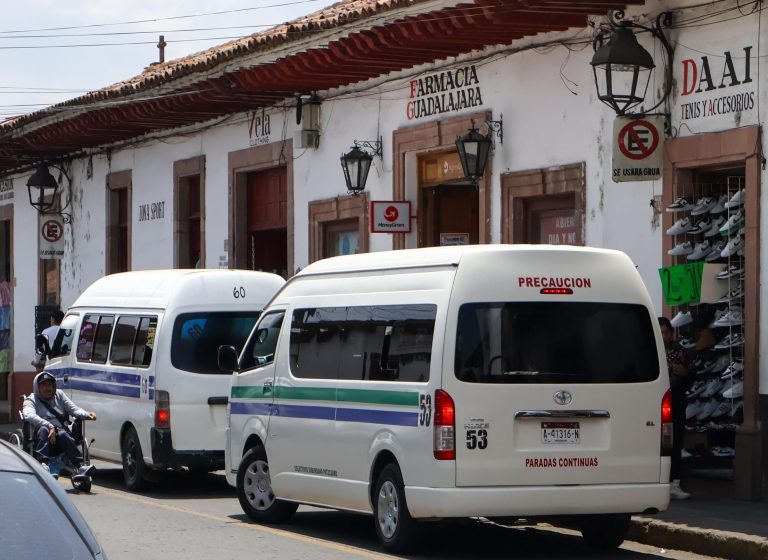 Iniciarán estudio para optimizar rutas del transporte público en Pátzcuaro