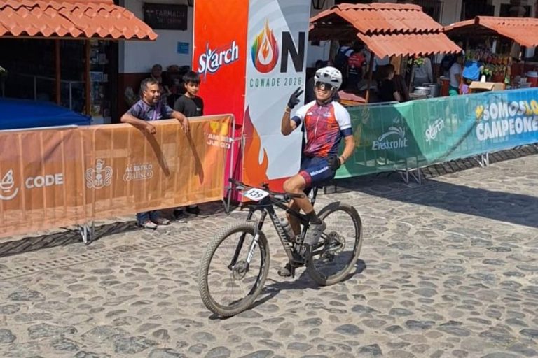 Plata para Michoacán en ciclismo de montaña en la Olimpiada Nacional 2026