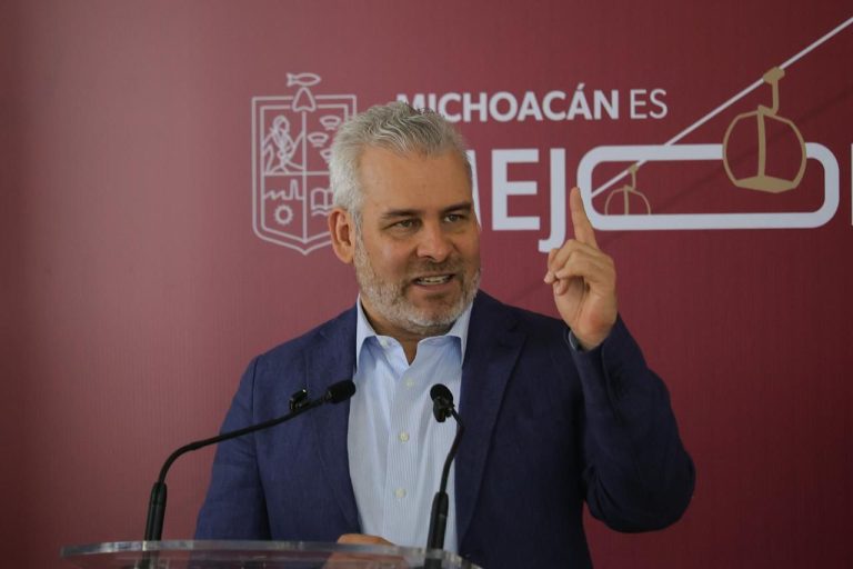 Destaca Bedolla reducción del 70 % en homicidios dolosos