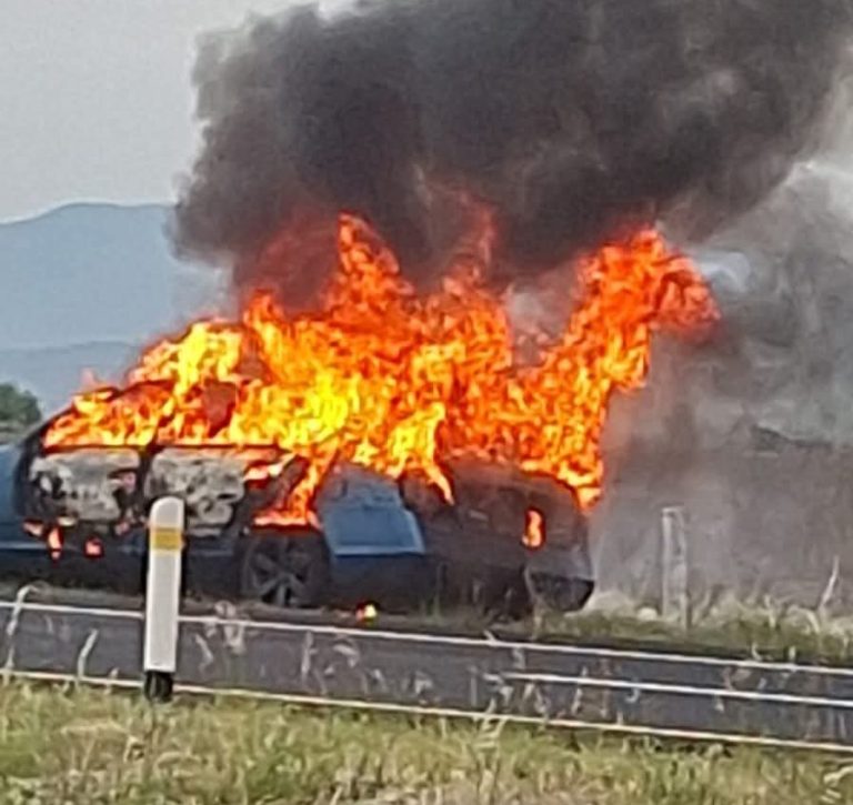 Vehículo quemado en la México-Guadalajara estaba abandonado