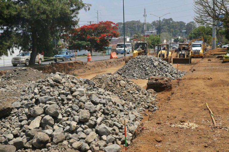 Arrancan tercera etapa de la rehabilitación del Paseo de la Revolución en Uruapan