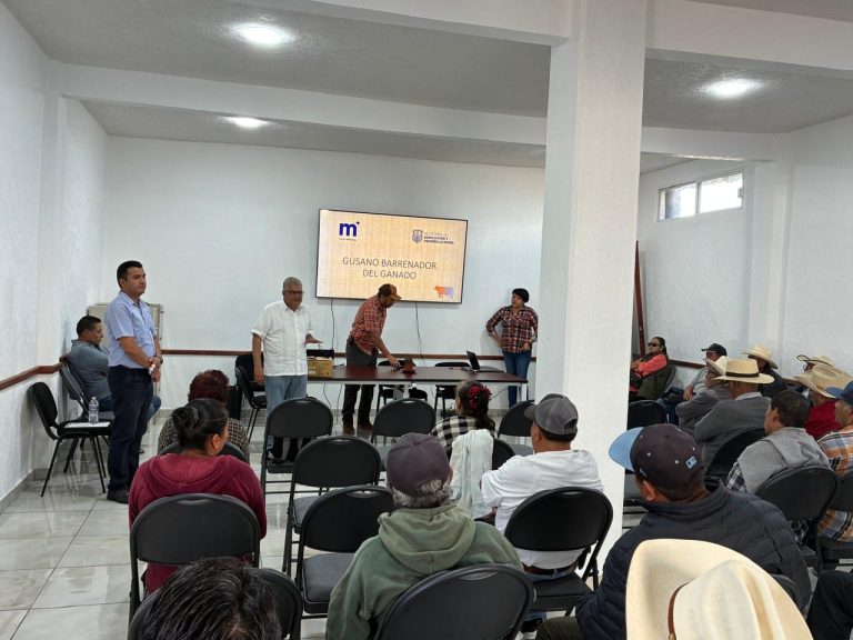 Continúa Saderm capacitaciones de prevención del gusano barrenador