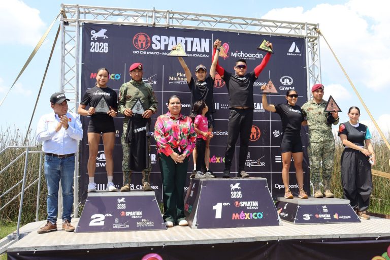 Con fuerza y adrenalina se vivió la Spartan Race México en Michoacán