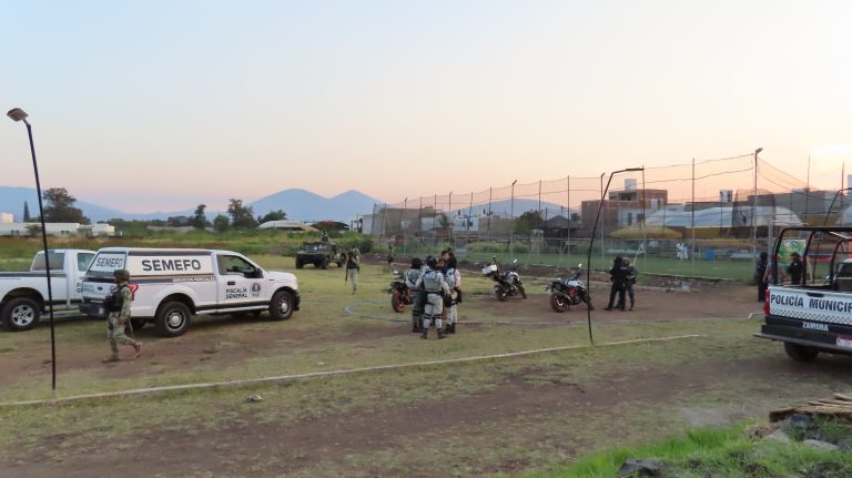 Asesinan a un adolescente en canchas de futbol, en el Centro de Zamora