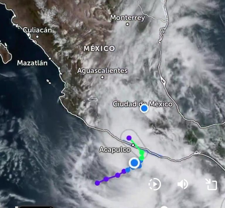 La Tormenta Tropical Boris provocará lluvias fuertes y alto oleaje en Michoacán