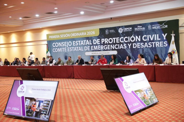 Michoacán, en alerta permanente ante temporada de lluvias y ciclones