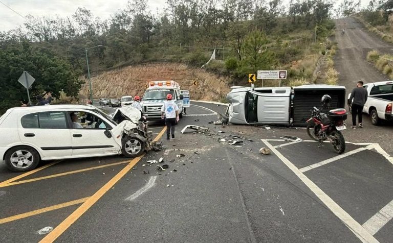 Se registran tres accidentes de tránsito en Morelia y Tarímbaro