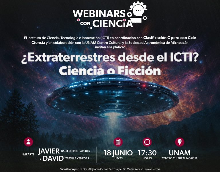 Invita a la charla “¿Extraterrestres desde el ICTI? Ciencia o ficción”