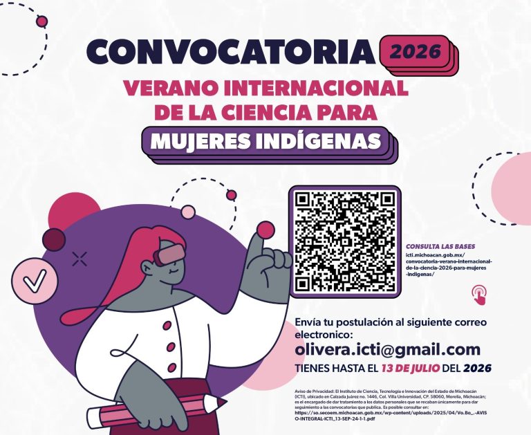 Impulsa participación de mujeres indígenas en el Verano Internacional de la Ciencia