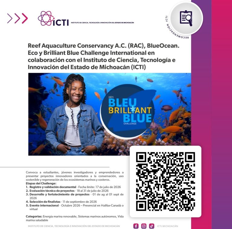 Invitan a jóvenes a participar en el Brilliant Blue Challenge México 2026