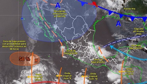 Se esperan lluvias en el este, centro y suroeste de Michoacán