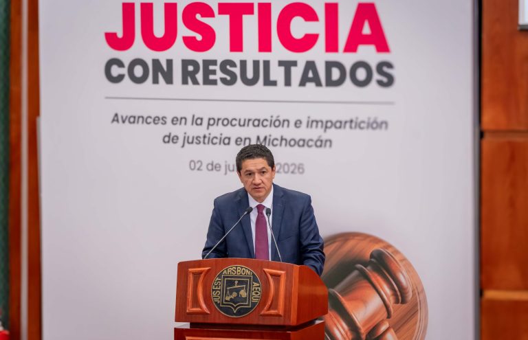 Presenta Poder Judicial de Michoacán avances en impartición de justicia
