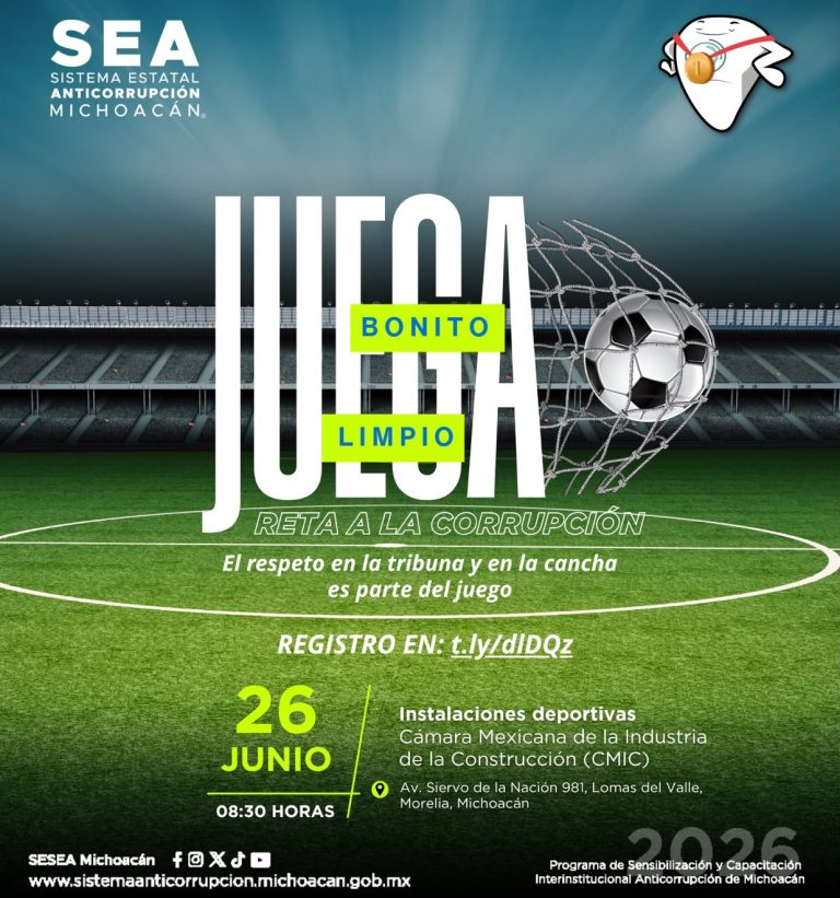 “Juega bonito, juega limpio”, una apuesta del SEA para retar a la corrupción