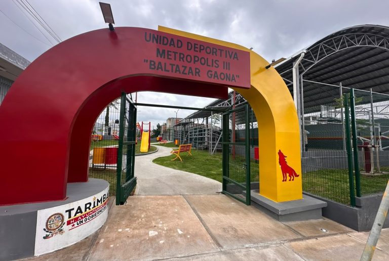 Entrega nueva Unidad Deportiva en Metrópolis III, de Tarímbaro