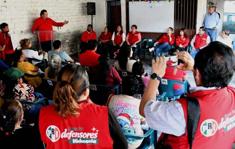 Con el PRI regresará el orden a Michoacán: Guillermo Valencia