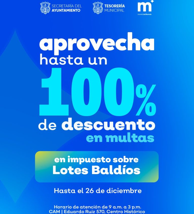 Lanzan amplias condonaciones para regularizar situación fiscal en apoyo a la economía familiar