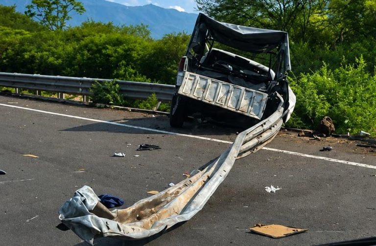 Dos personas mueren y siete más resultan heridas tras accidente en la Autopista Siglo XXI