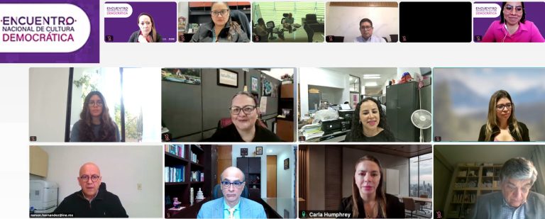 Participa IEM en Encuentro Nacional para fortalecer la educación cívica y la cultura democrática