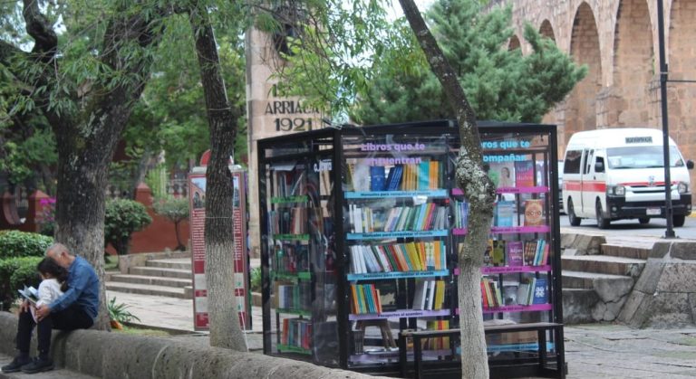 Cabinas de Lectura ‘Morelia se Lee’ superan expectativas de préstamo en exitoso arranque