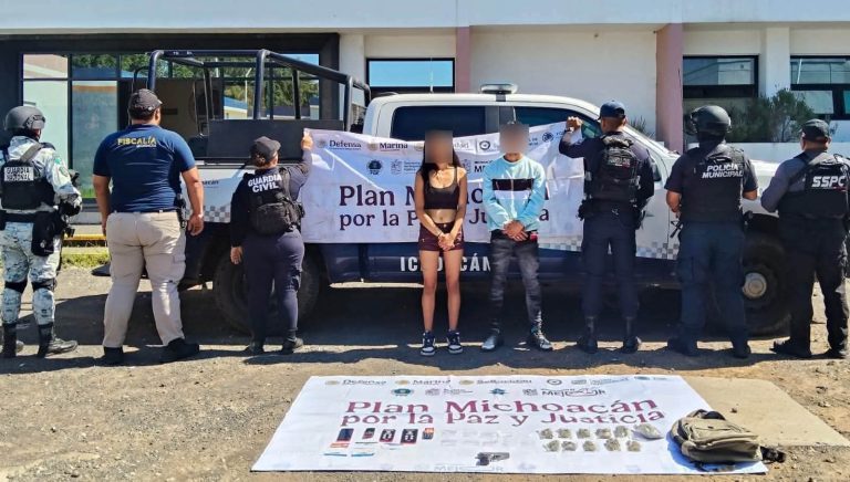 Por seguimiento de cámaras del C5 capturan a asaltantes de Oxxo’s detenidos en Uruapan