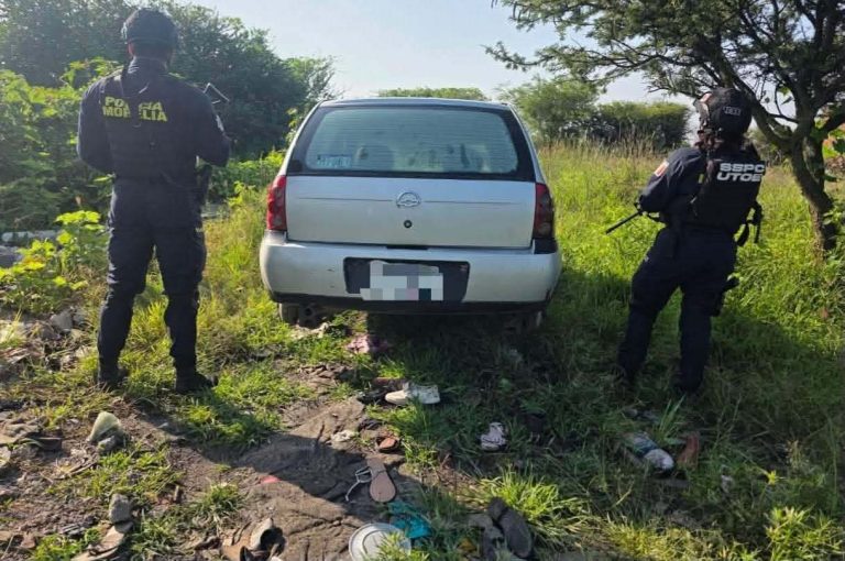 Recupera Policía Morelia auto con reporte de robo