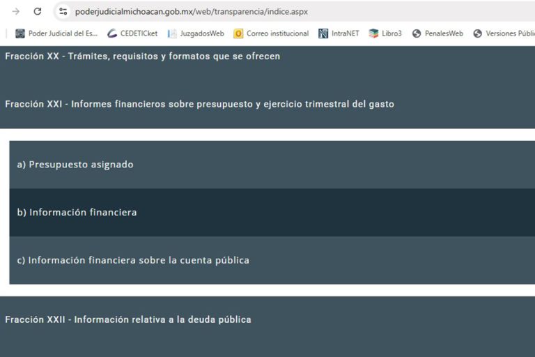 Poder Judicial de Michoacán mantiene apertura y transparencia en el ejercicio de los recursos públicos