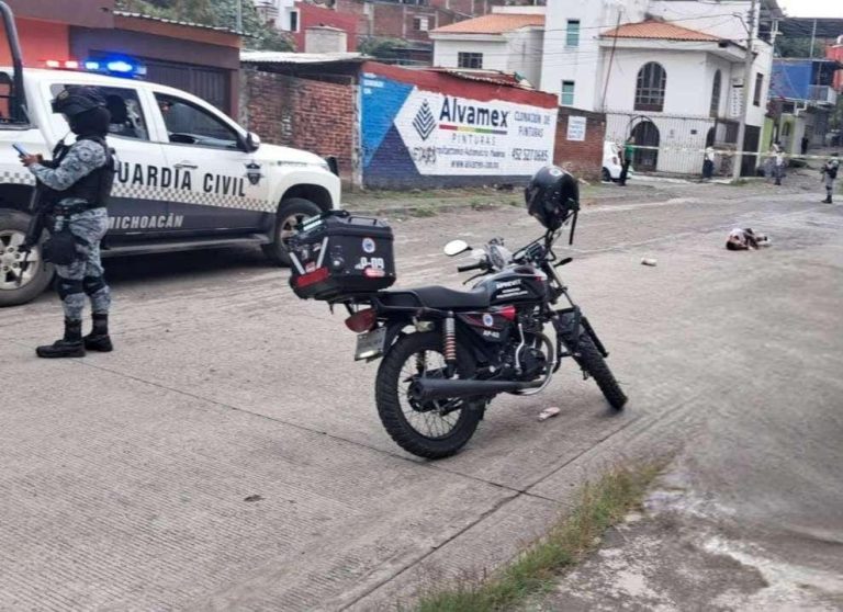 Criminales asesinan a un joven en la colonia Valle de San Pedro, al poniente de Uruapan