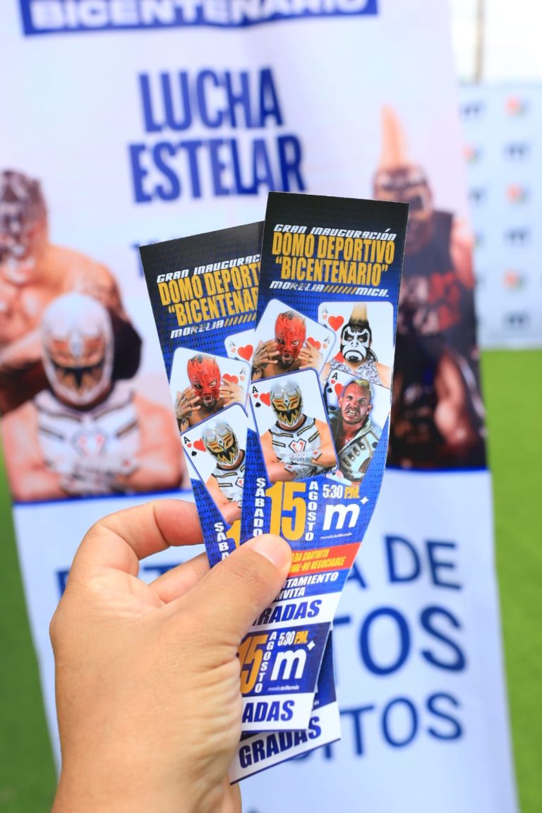 Gobierno de Morelia incia entrega gratuita de boletos para función de lucha libre
