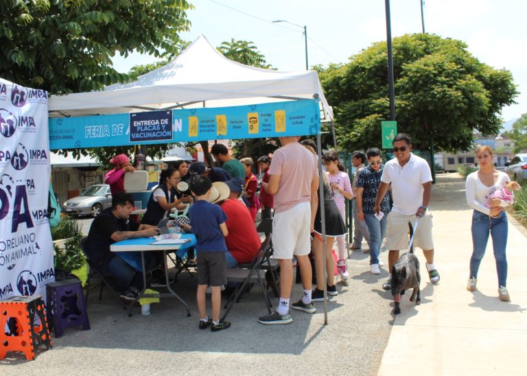 Acerca ayuntamiento servicios de protección animal durante inauguración del Parque Lineal de Avenida Quinceo
