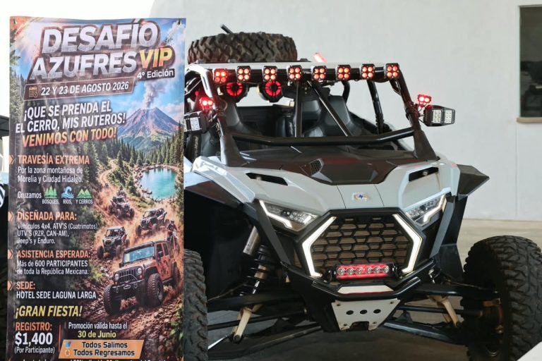 Invitan al recorrido todo terreno «Desafío Azufres VIP»