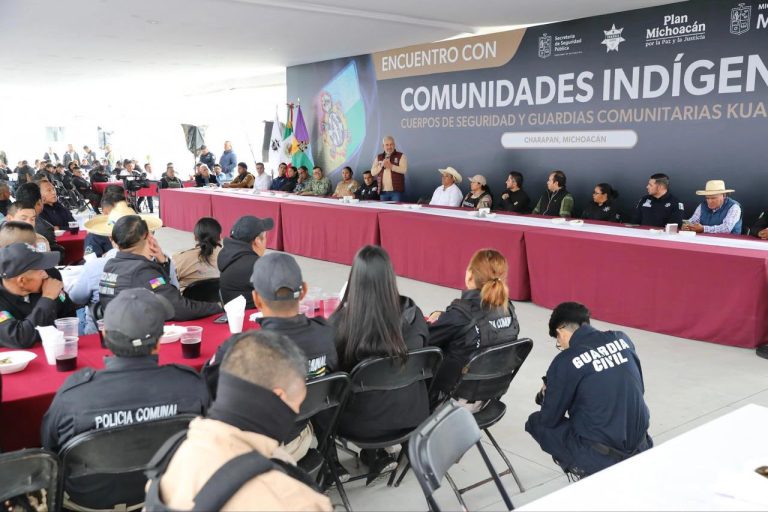 Fundamental seguir coordinados, ustedes son nuestras guías en territorio: Bedolla a Kuarichas