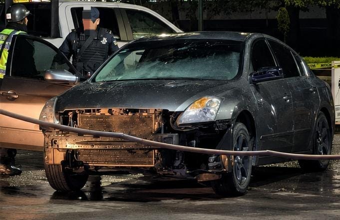 Persecución policial termina con una civil herida de bala, en Uruapan