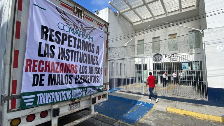 FGR y transportistas de carga federal alcanzan acuerdos tras protesta pacífica en Morelia
