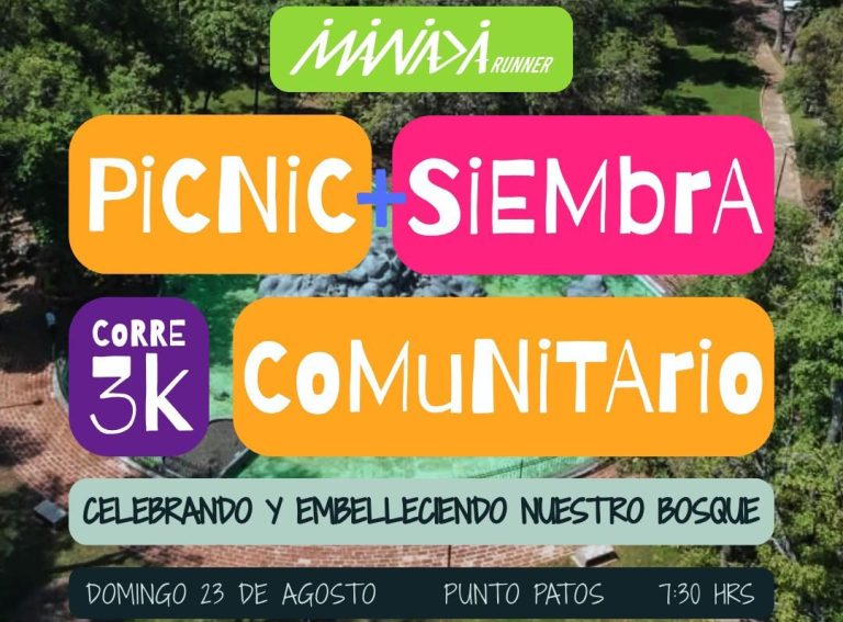 Convocan a corrida, siembra y picnic comunitario para embellecer el Bosque Cuauhtémoc