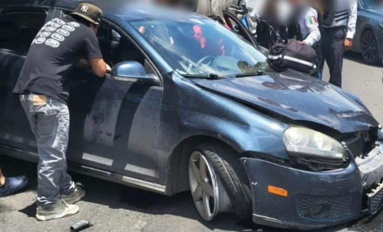 Accidente automovilístico deja un herido en el Libramiento Oriente de Morelia
