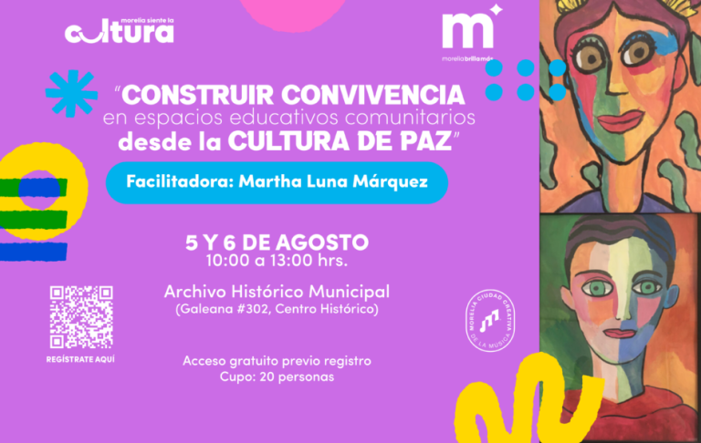 Fortalecen la cultura de paz con taller para espacios educativos comunitarios