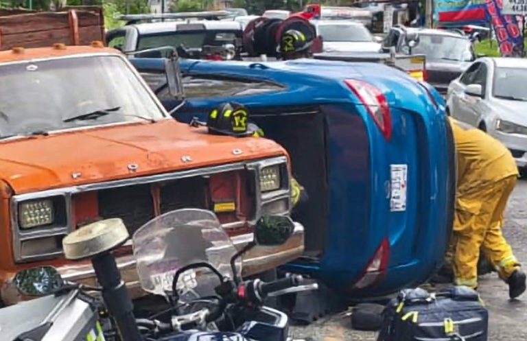 Se registran dos accidentes vehiculares en distintos puntos de Morelia