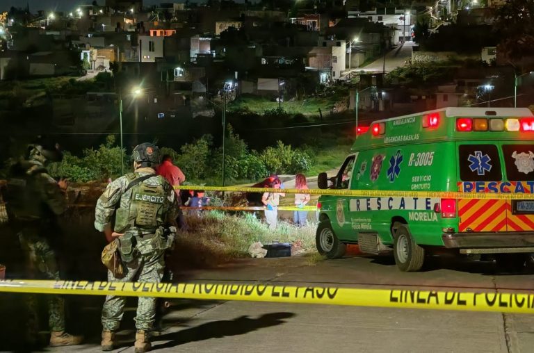 Hombre es asesinado a tiros en la colonia Valle del Durazno, al sur de Morelia